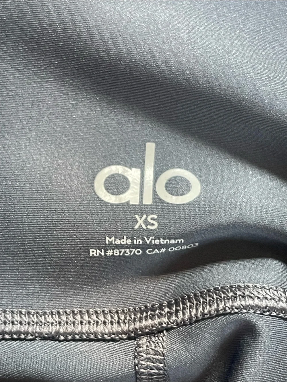 ALO Yoga leggings  color Anthracite xs Nwots